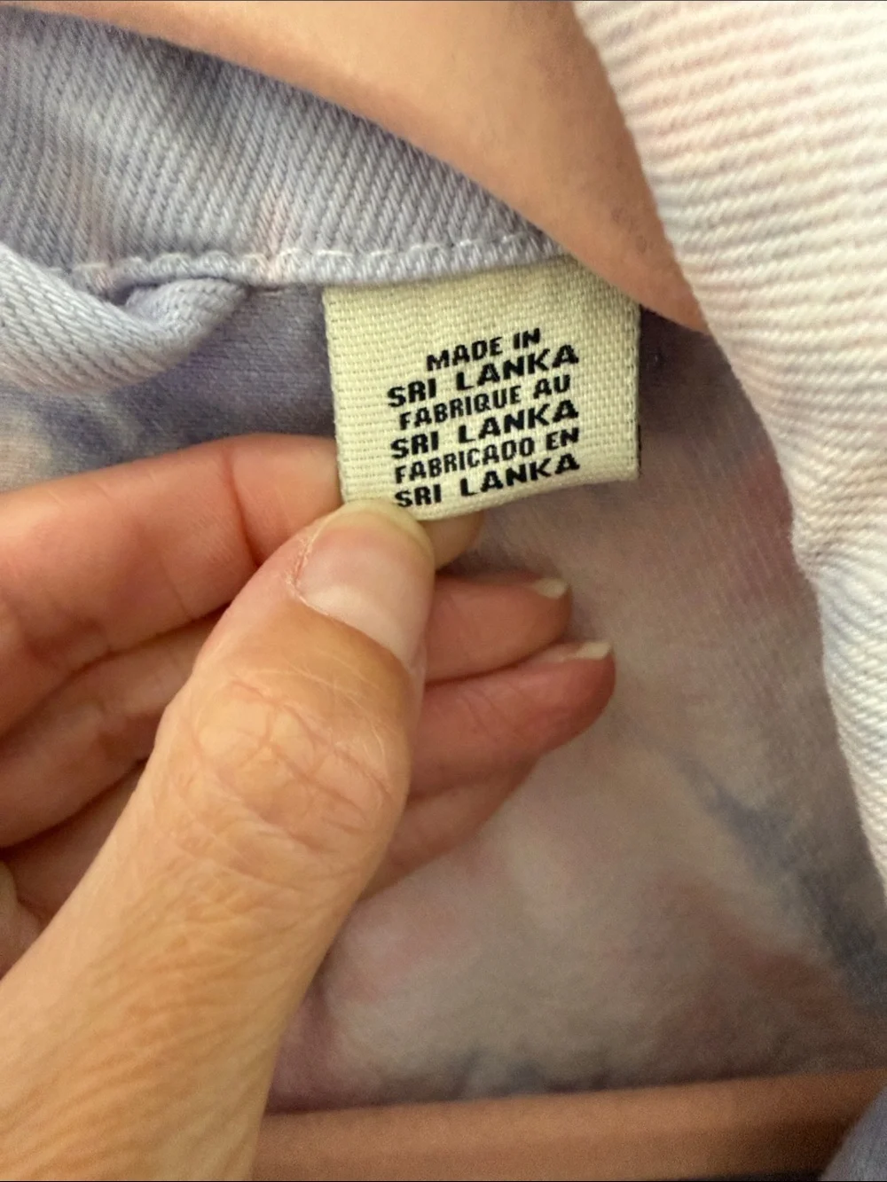 Levi's Tie-Dye Denim Jacket - Pink & Blue Wash - Picture 8 of 10